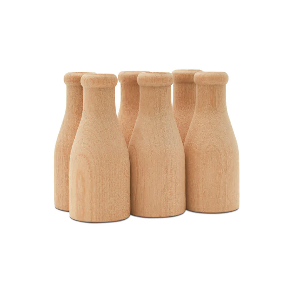 2" Miniature Milk Bottle - Image 3
