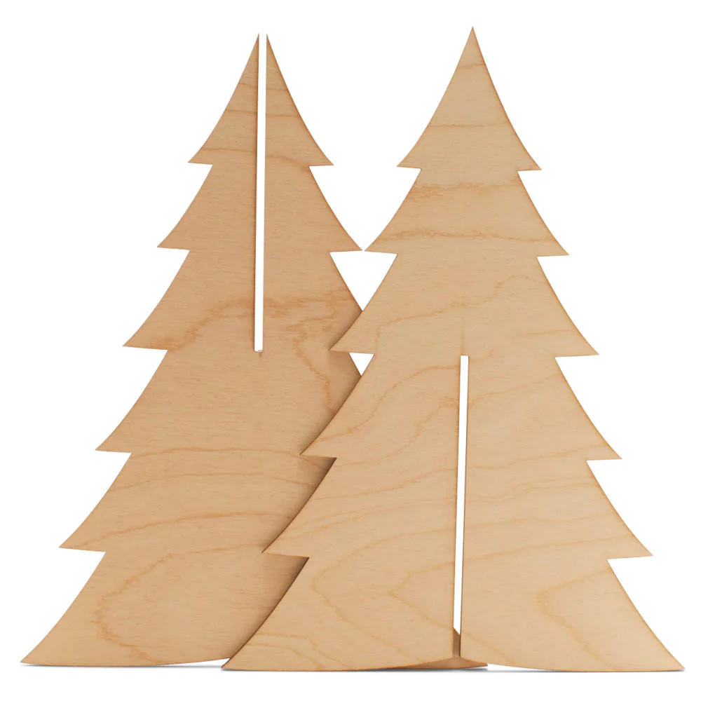 2-Piece Slotted Christmas Tree