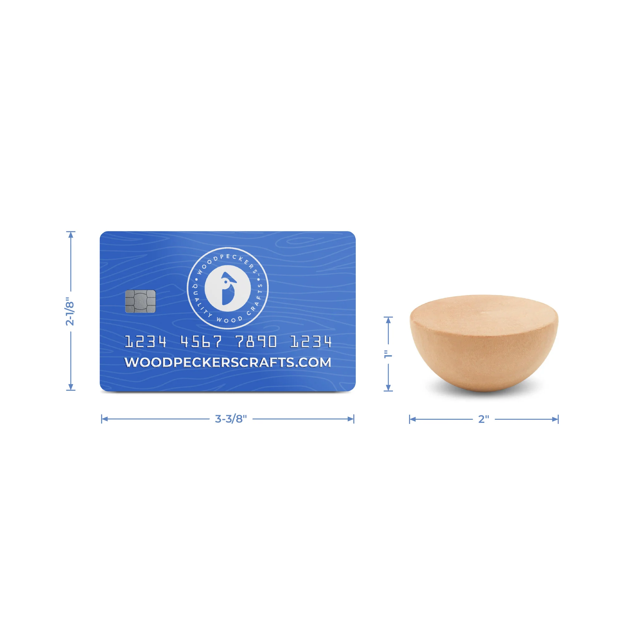 2" Split Wood Ball - Image 6