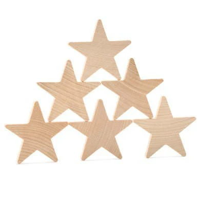 2" Star Wooden , 1/4" Thick - Image 5