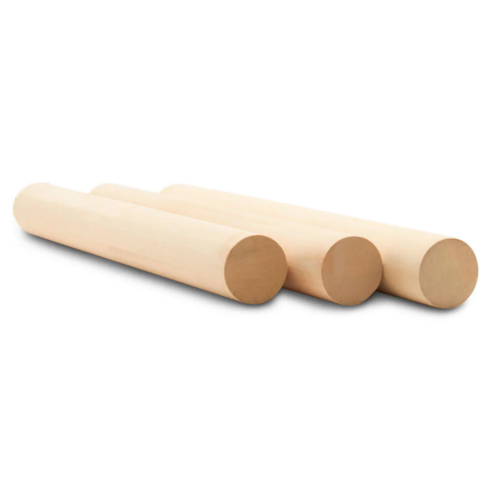 2" X 18" Wooden Dowel - Image 2