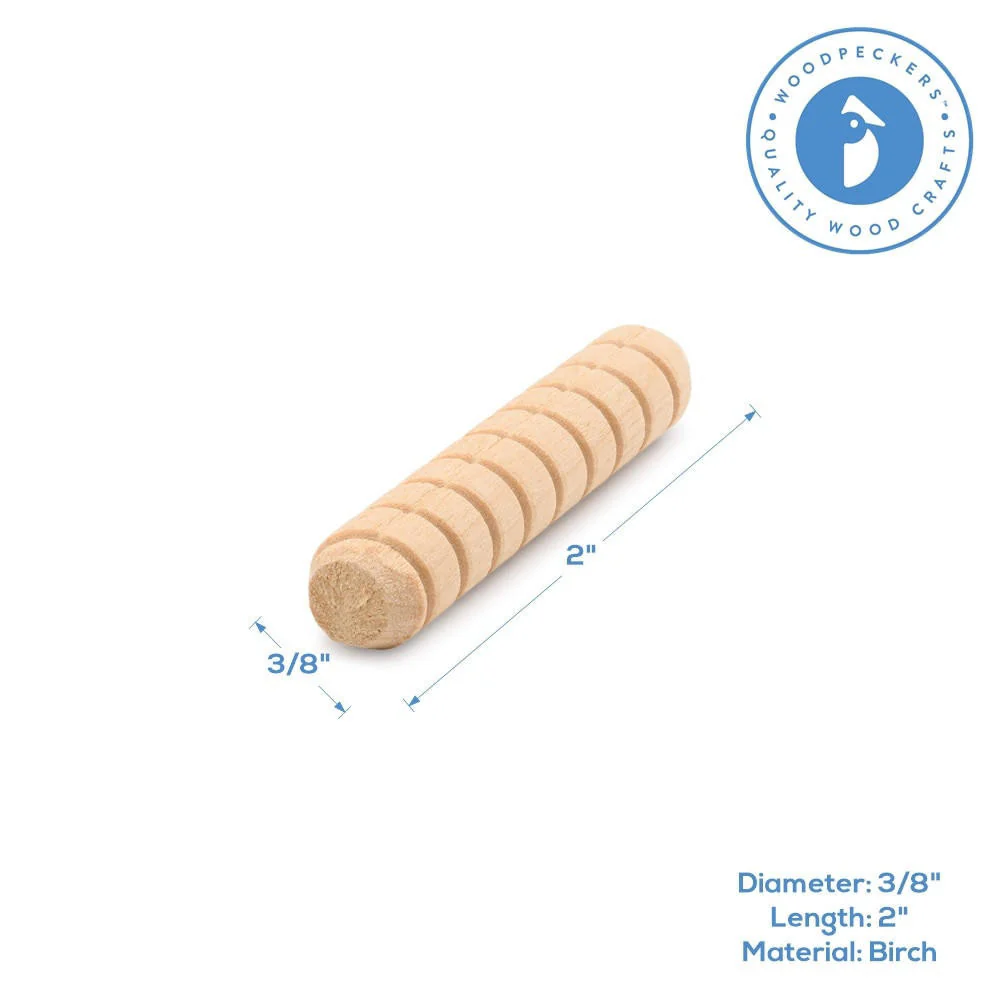 2" x 3/8" Spiral Wood Dowel Pin - Image 3