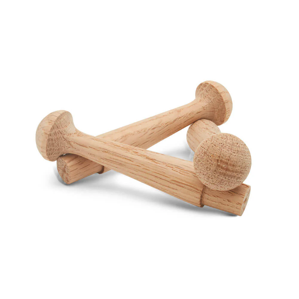 3-1/2" Oak Shaker Peg - Image 3