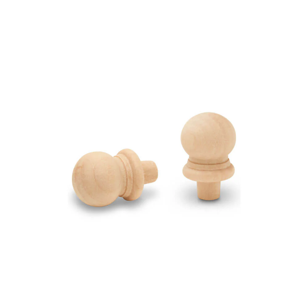 Mini Cap 3/4" Wood Finial