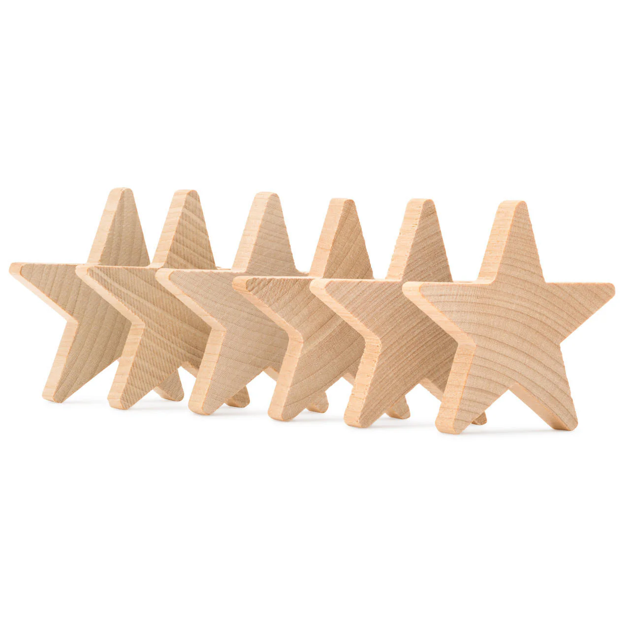 3/4" Wooden Star Cutout, 3/16" Thick. - Image 4