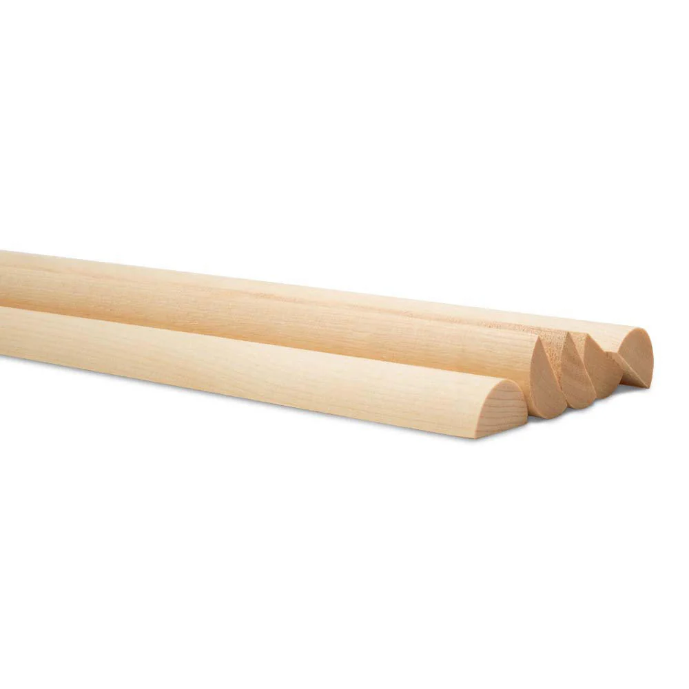 3/4" x 36" Wooden Split Dowel - Image 2