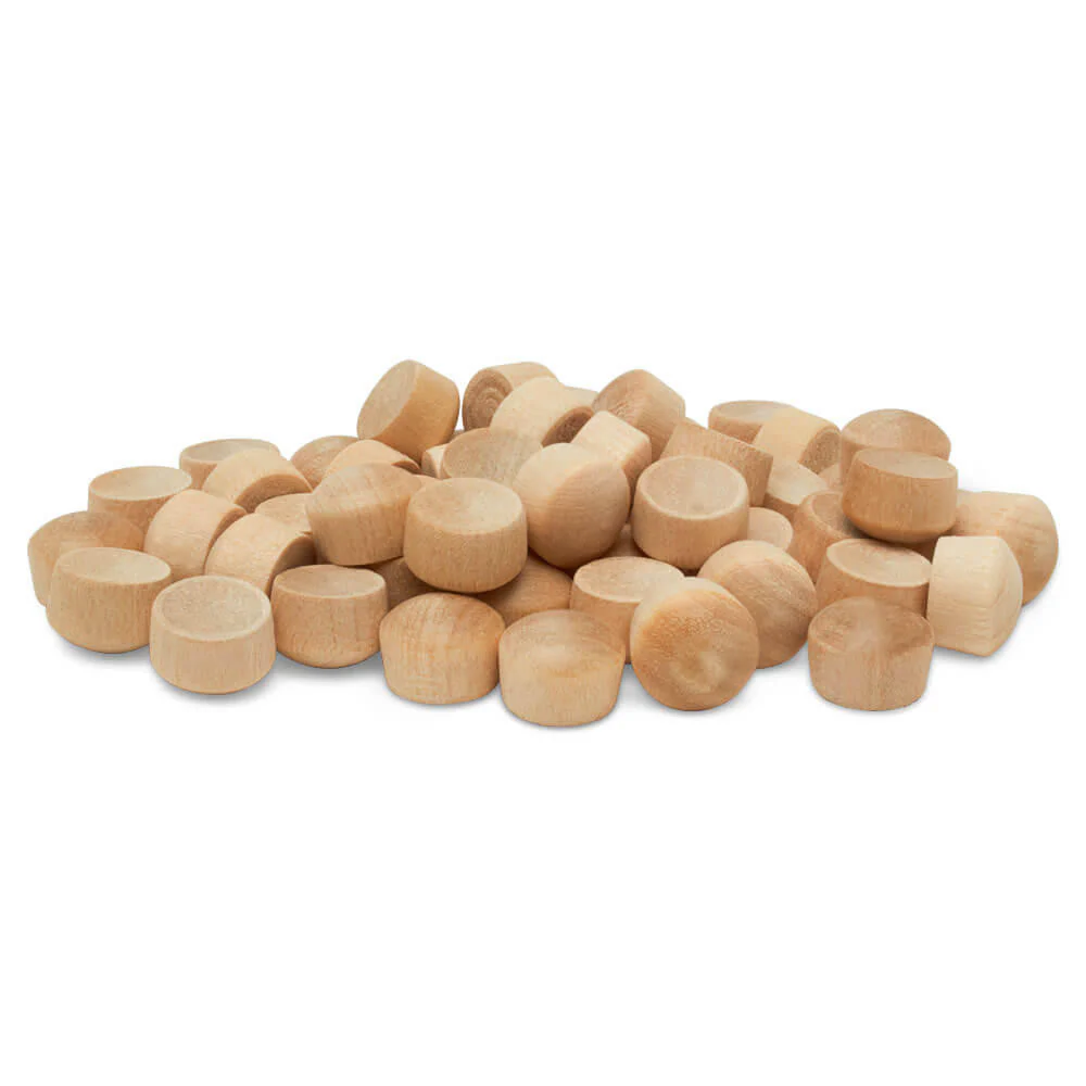 3/8" Maple Roundhead Plug - Image 3