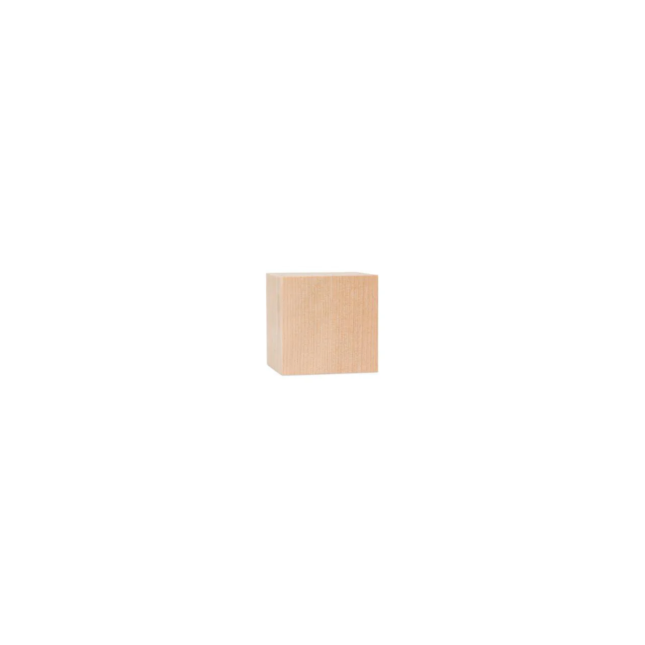 3/8" Wooden Cube - Image 2