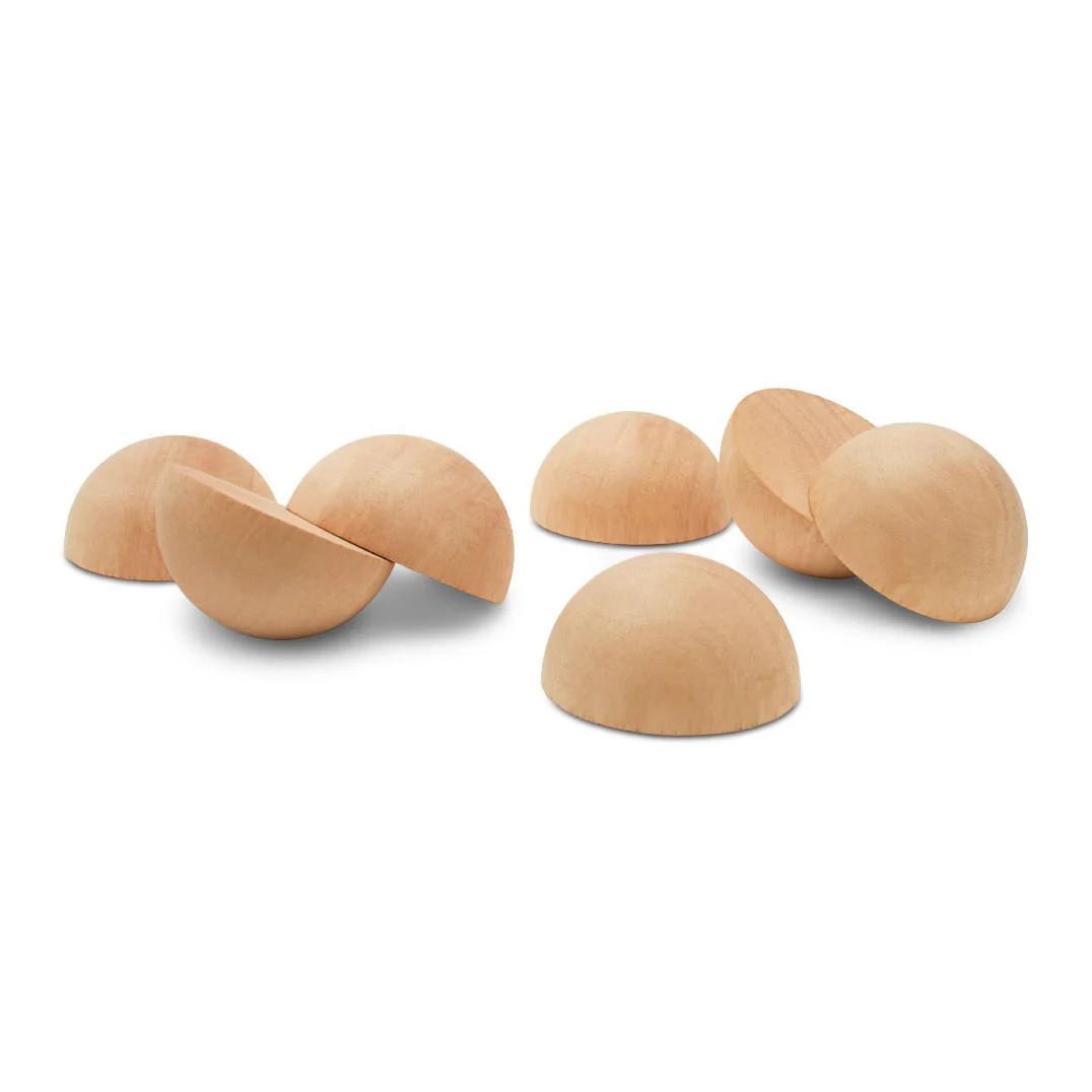 3" Split Wood Ball - Image 3
