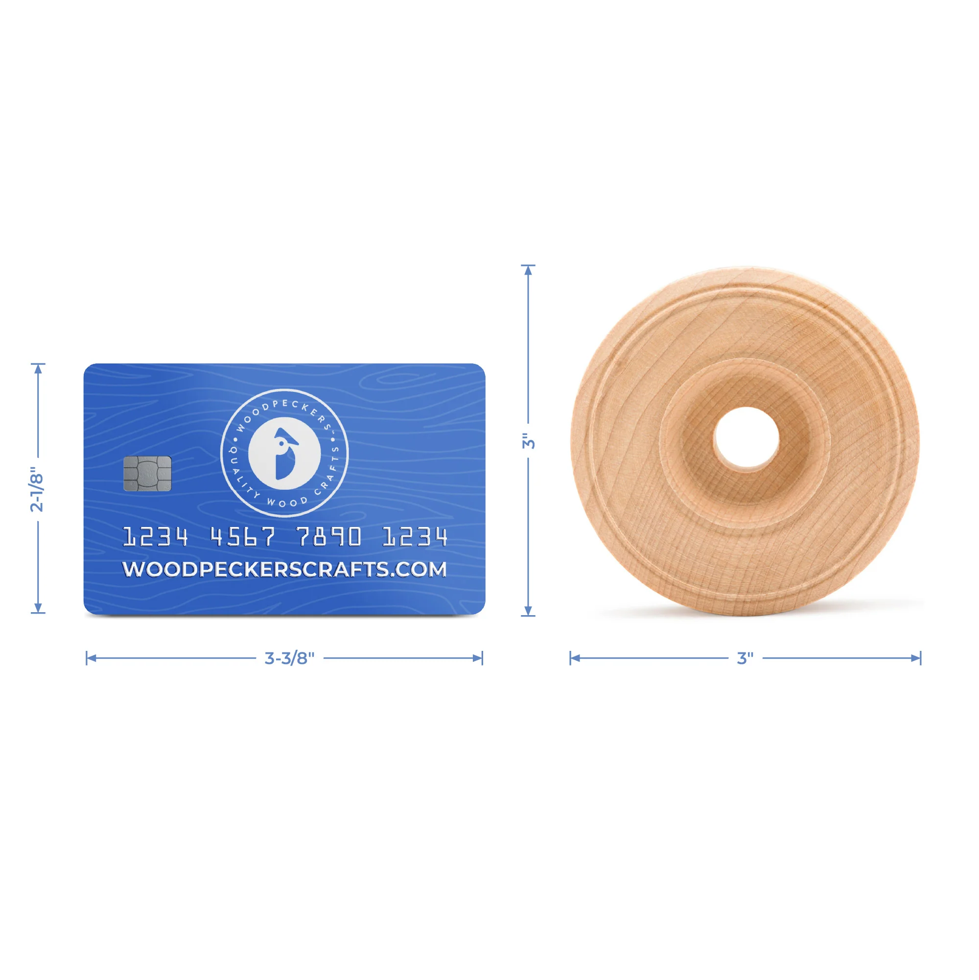 3" Treaded Wheel - Image 7