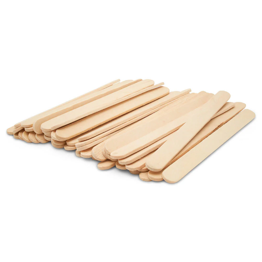4-1/2" Standard Wooden Popsicle Stick, Pack of 100 - Image 3