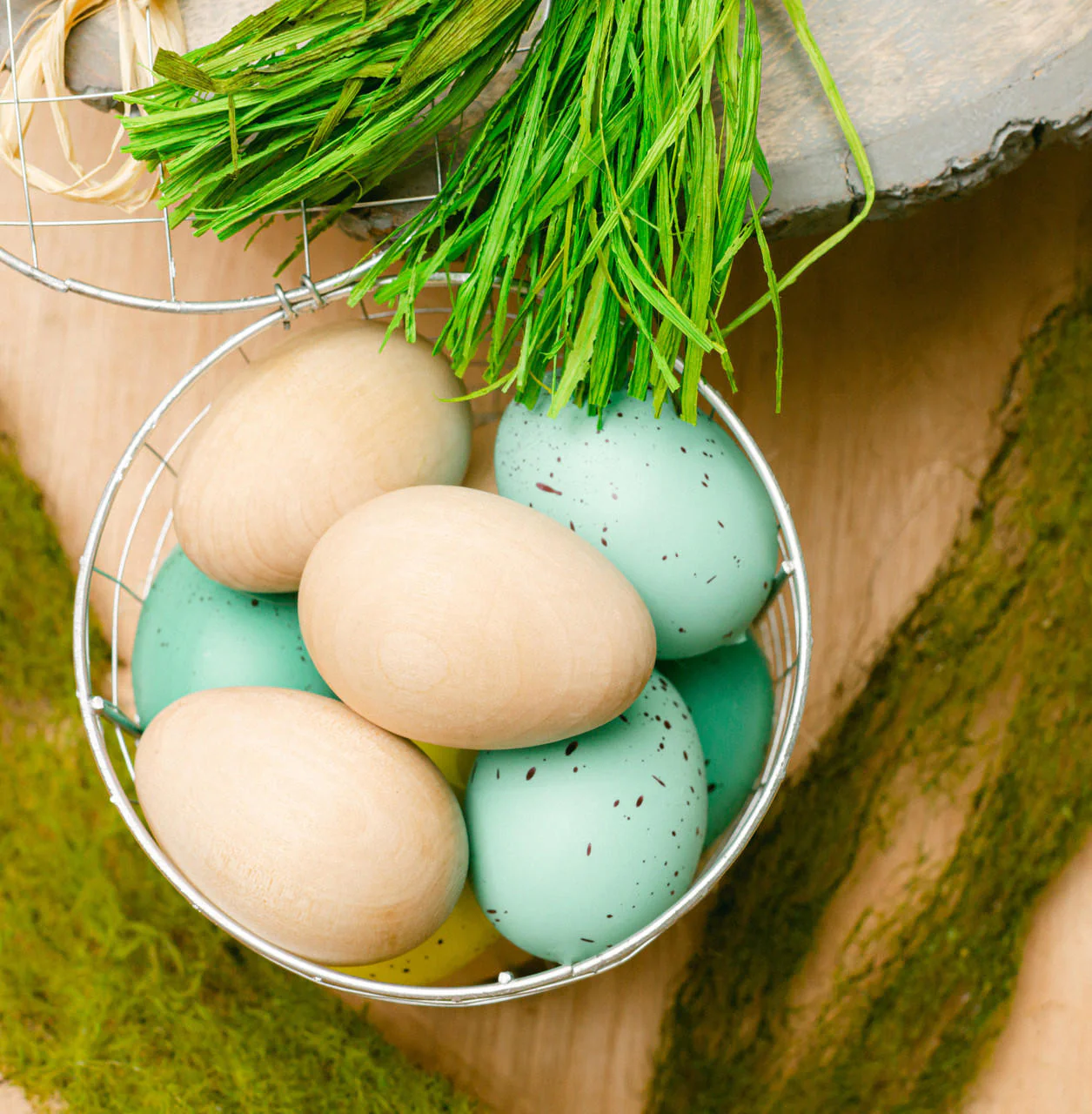 4-1/2" Wooden Egg, Flat Bottoms - Image 2