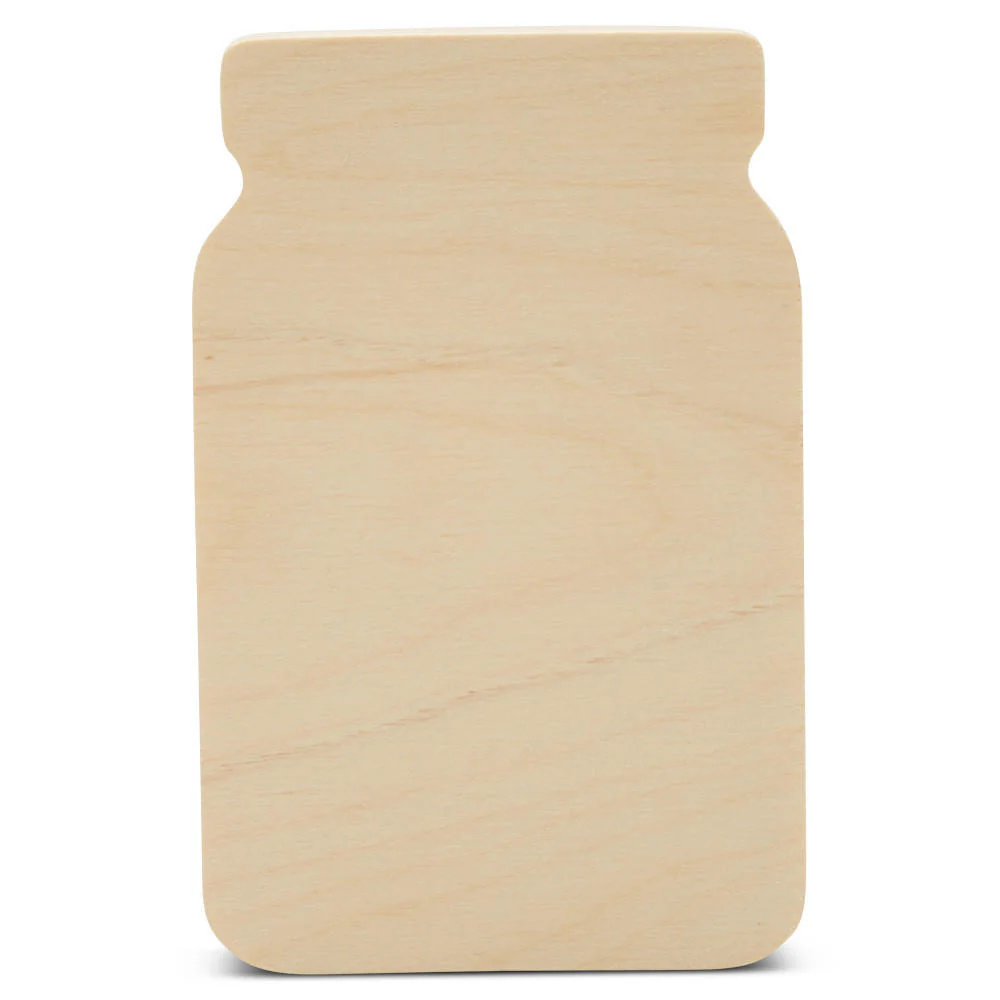 Chunky Mason Jar Cutout