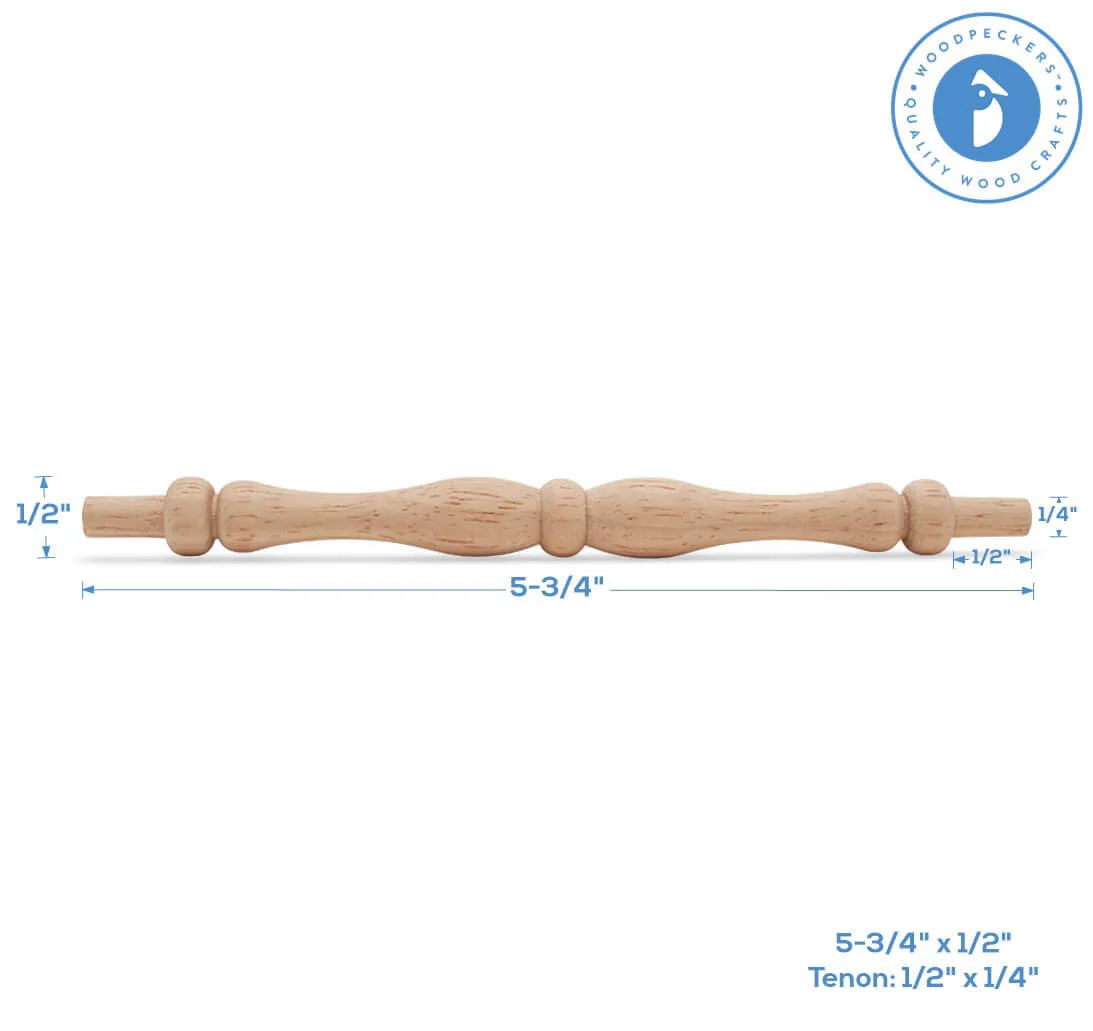 5-3/4" Oak Spindle - Image 5