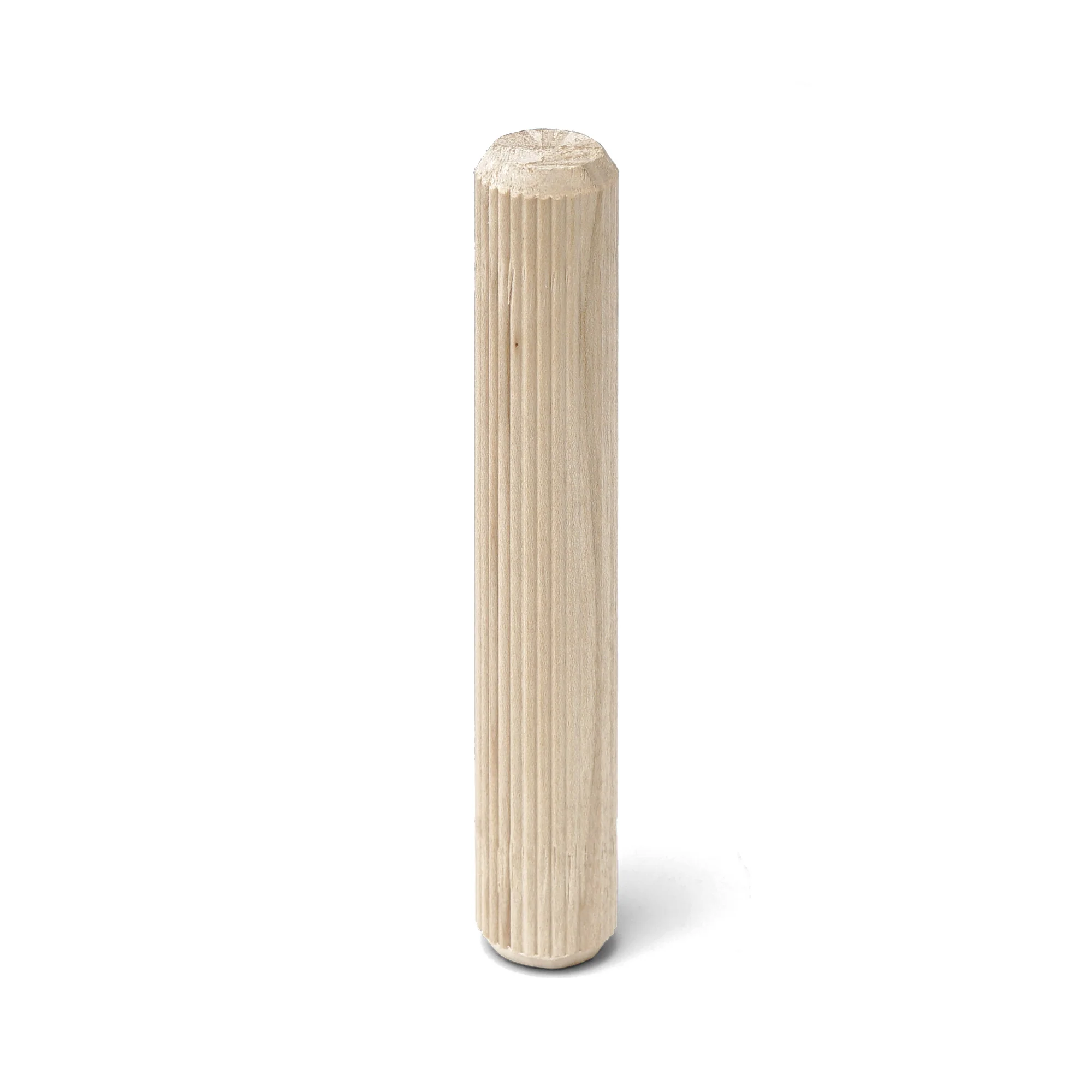 5" x 3/4" Fluted Wooden Dowel Pin
