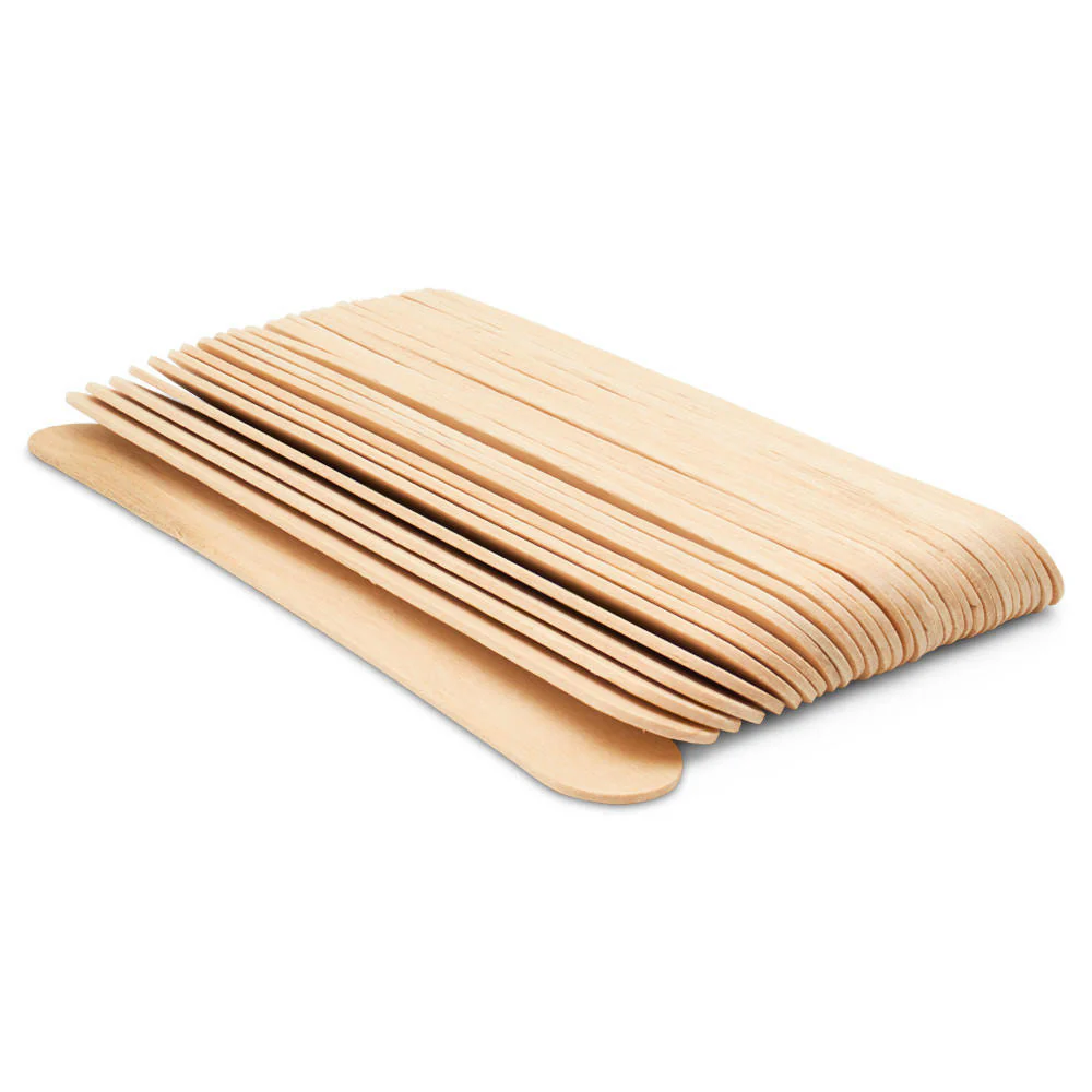 6" Natural Jumbo Popsicle Sticks, Pack of 100 - Image 2
