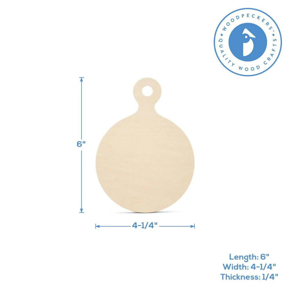 6” Mini Pizza Board Shape With Handle - Image 5