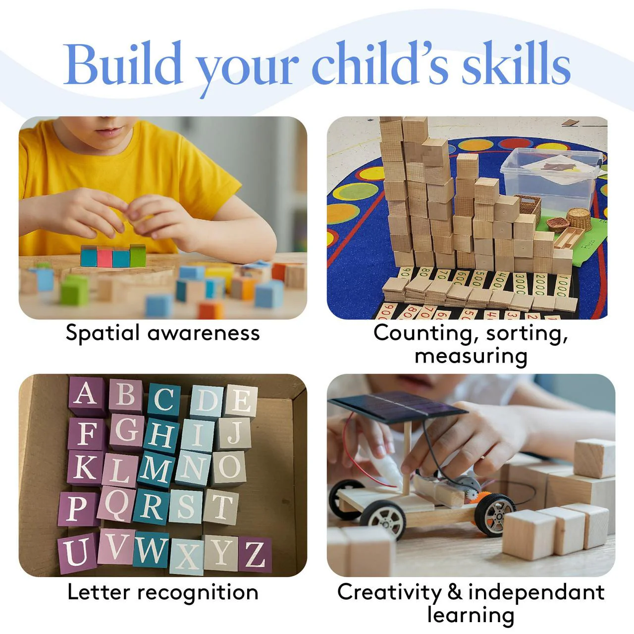 7/8" Wooden Cube - Image 9