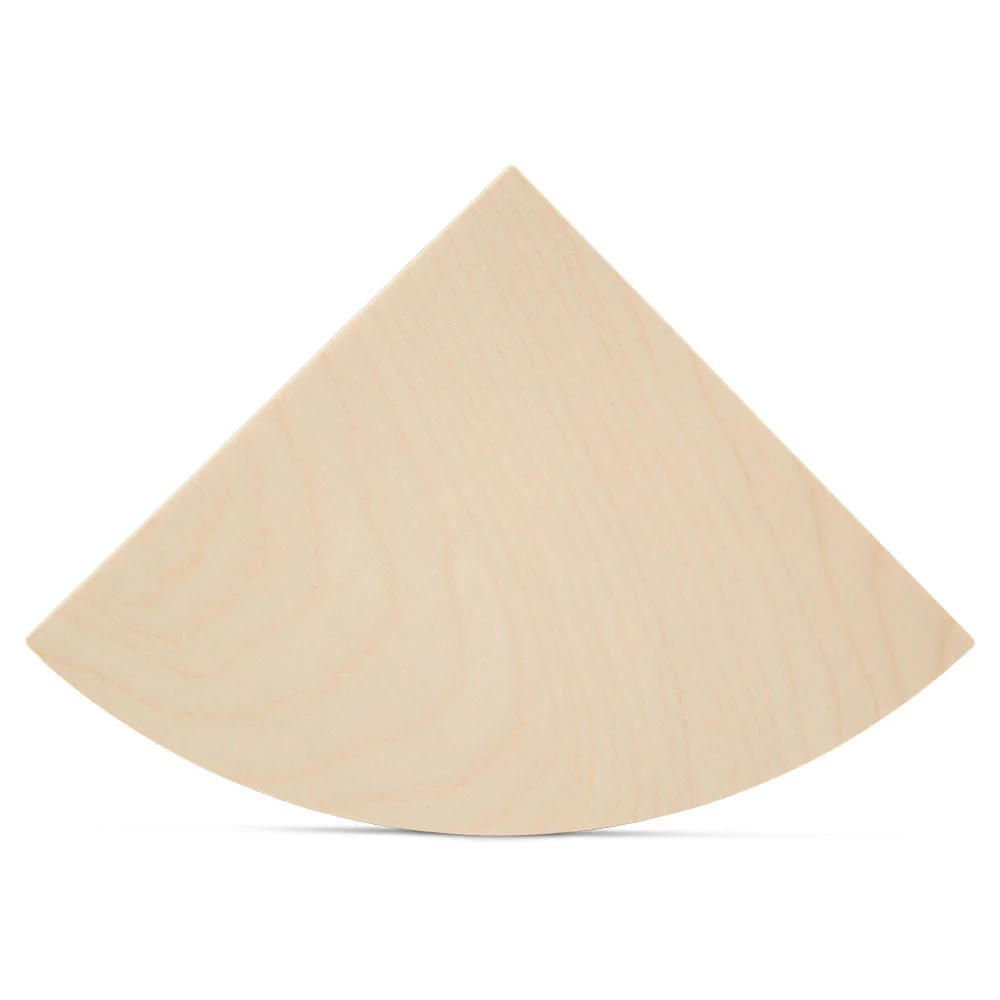 7" Wood Watermelon Slice Cutout, 7" x 5" x 1/4"