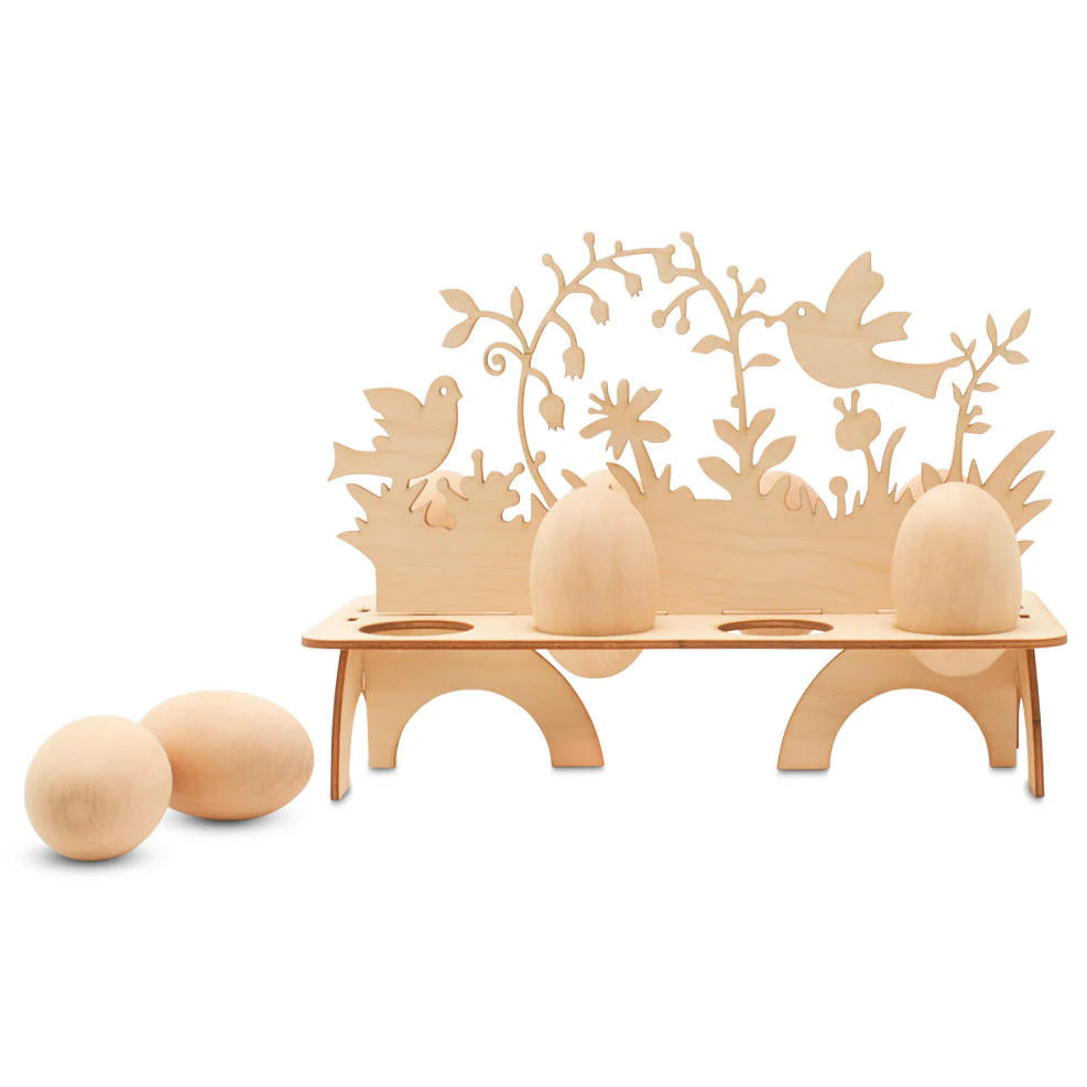 8-Egg Display Garden Scene Kit With Eggs