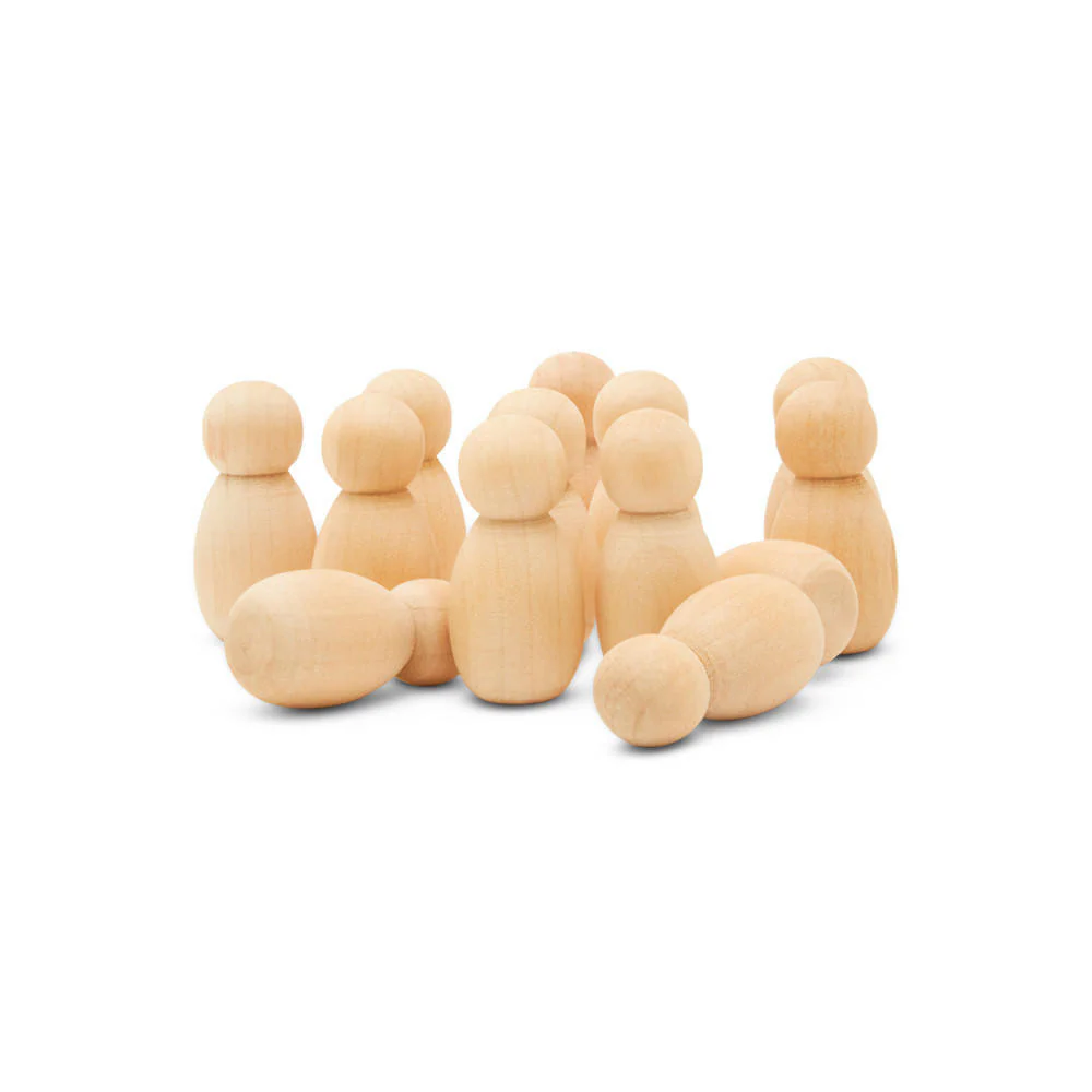 Baby Peg Doll, 1-3/8" - Image 3