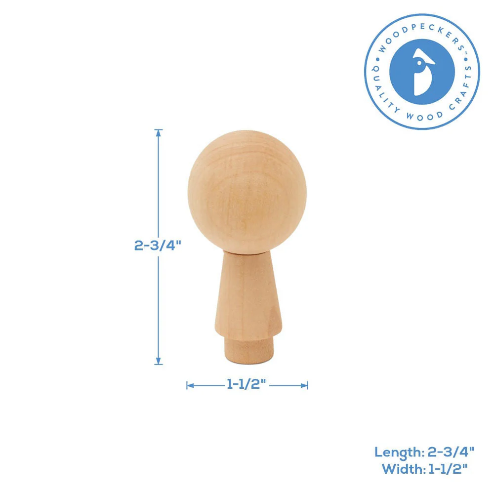 Boy Kokeshi Doll, 2-¾” - Image 5