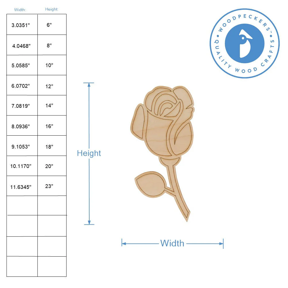 Bud Rose Cutout - Image 5
