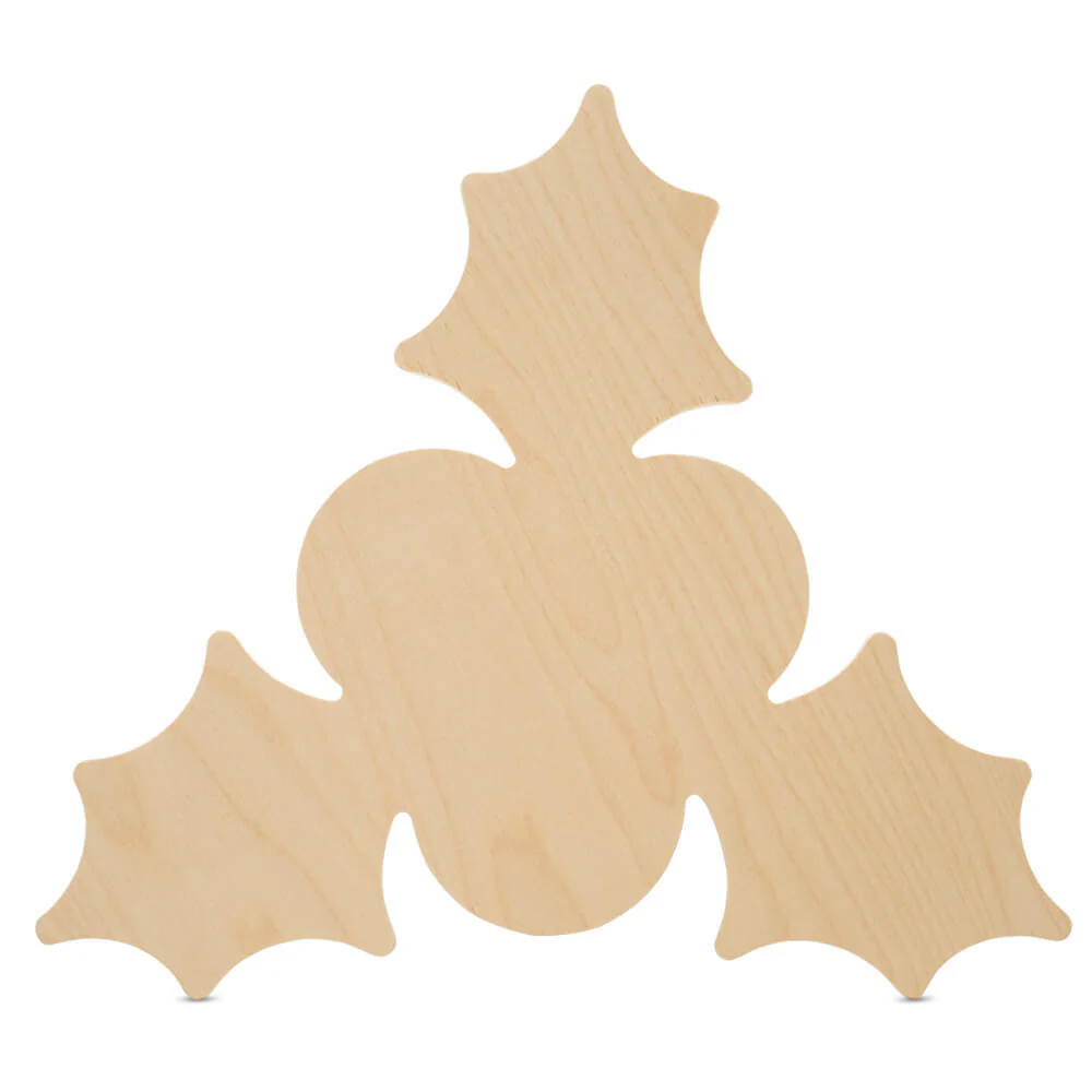 Christmas Holly Cutout (6"- 18")