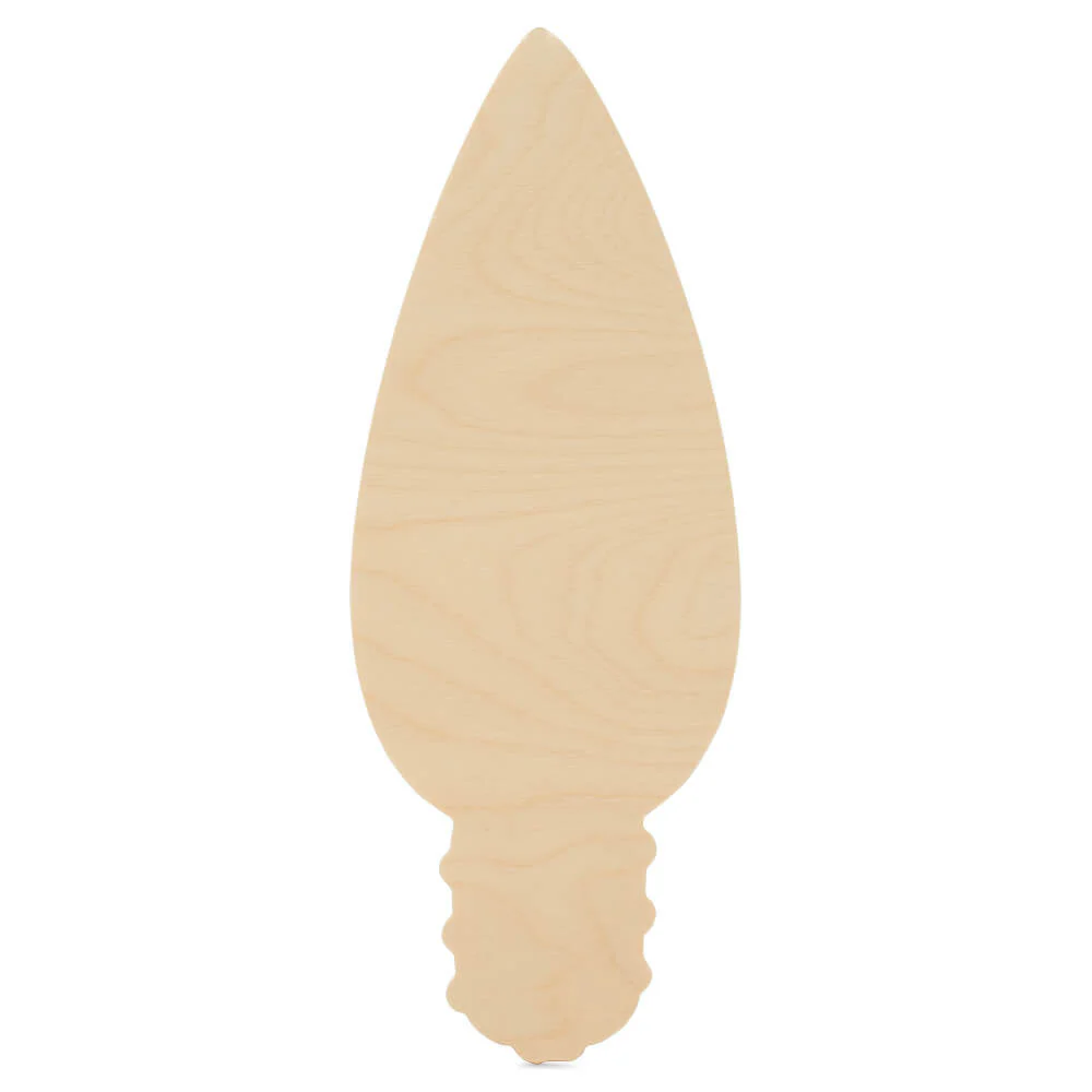 Christmas Light Bulb Cutout (6"- 18")