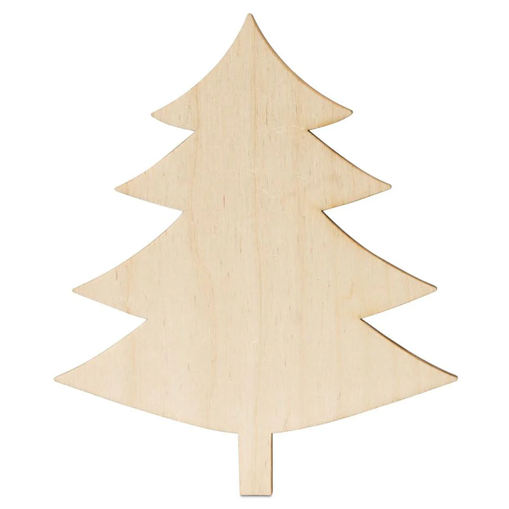 Christmas Tree Cutout Small 6"L x 5.2"W