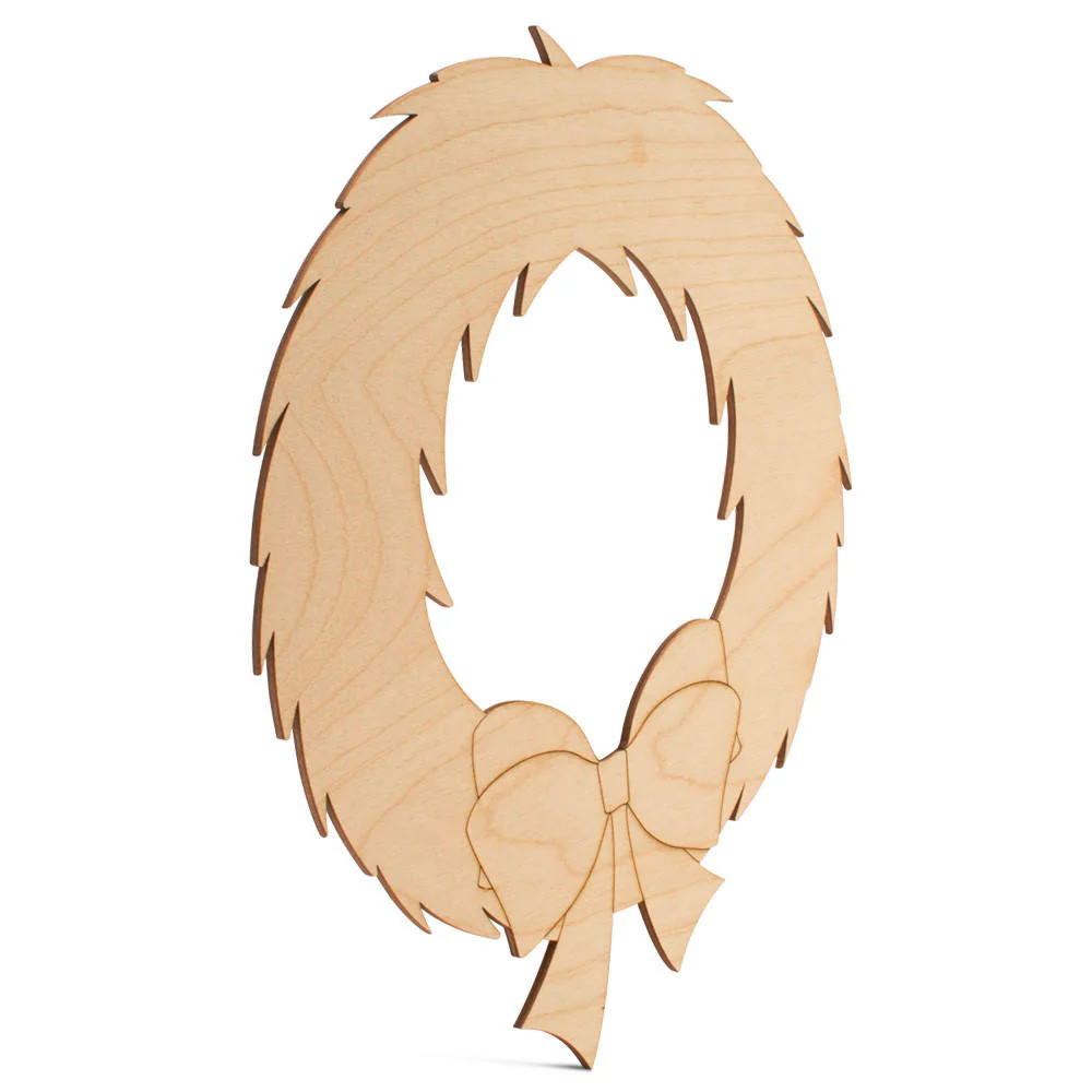 Christmas Wreath Cutout with Bow - Image 3
