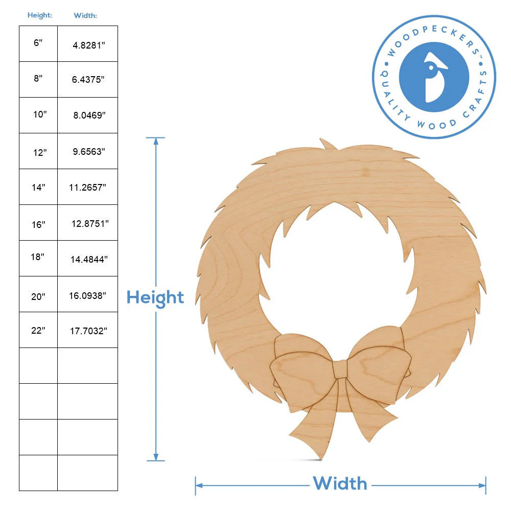 Christmas Wreath Cutout with Bow - Image 5