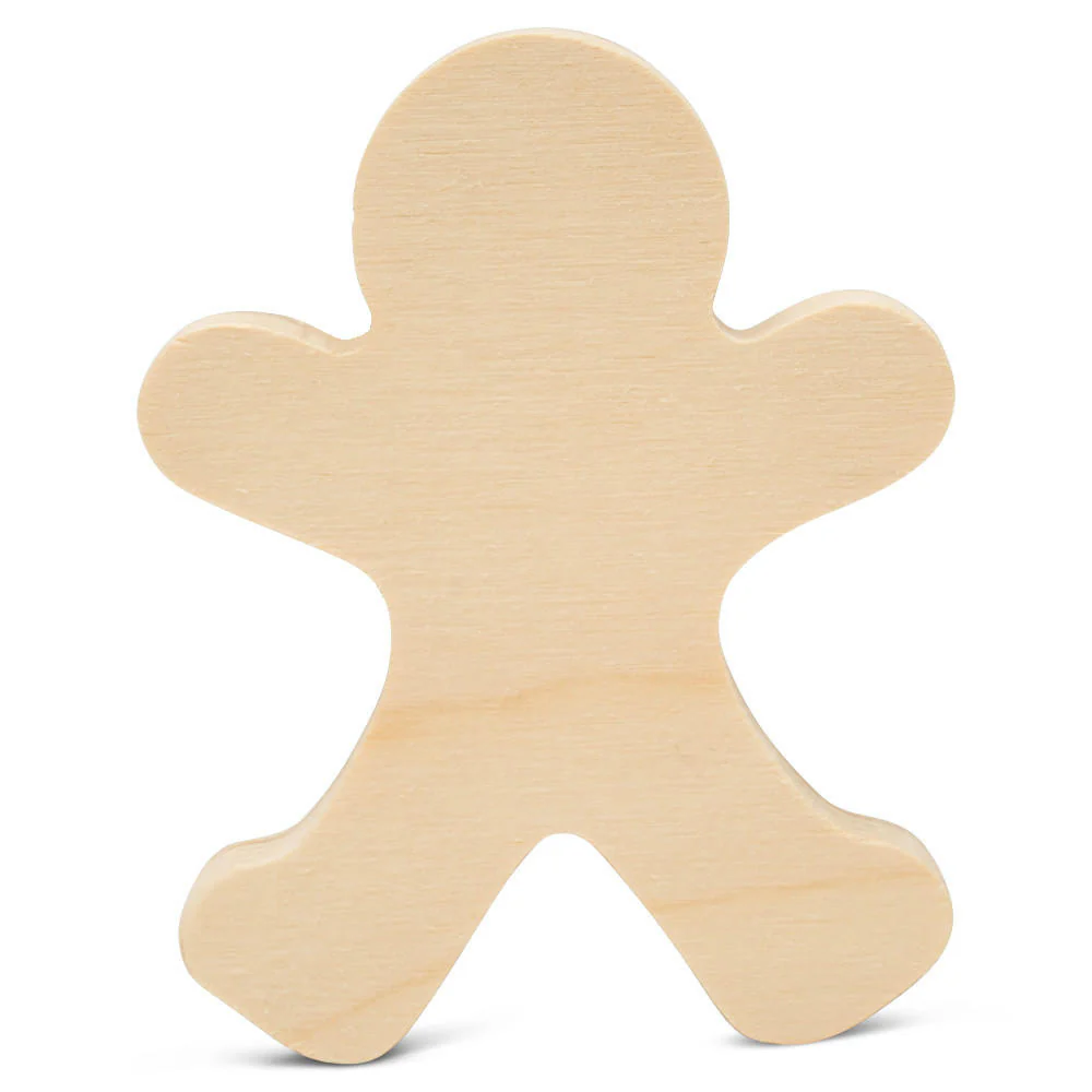 Chunky Gingerbread Man Cutout