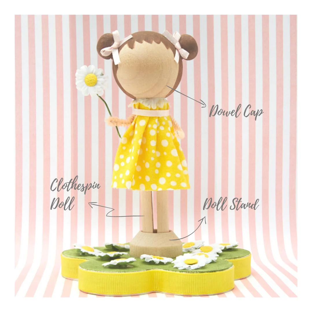 Clothespin Doll Set - Image 2
