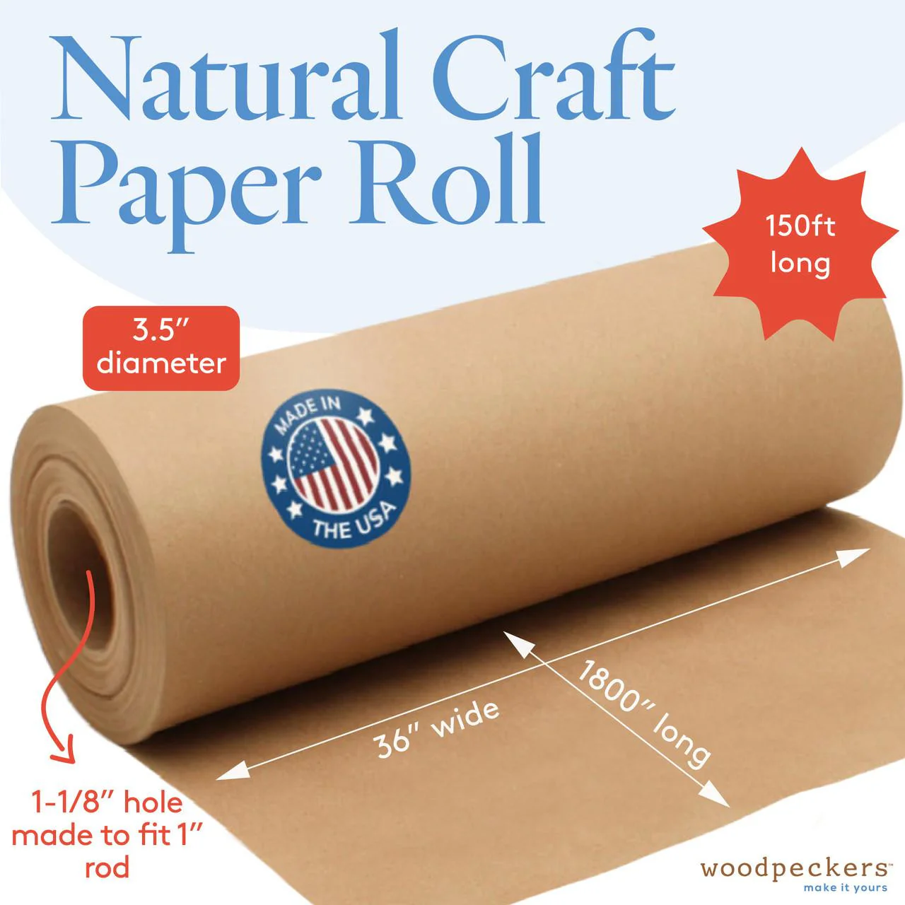 Craft Paper Roll, 1800" x 36” - Image 2