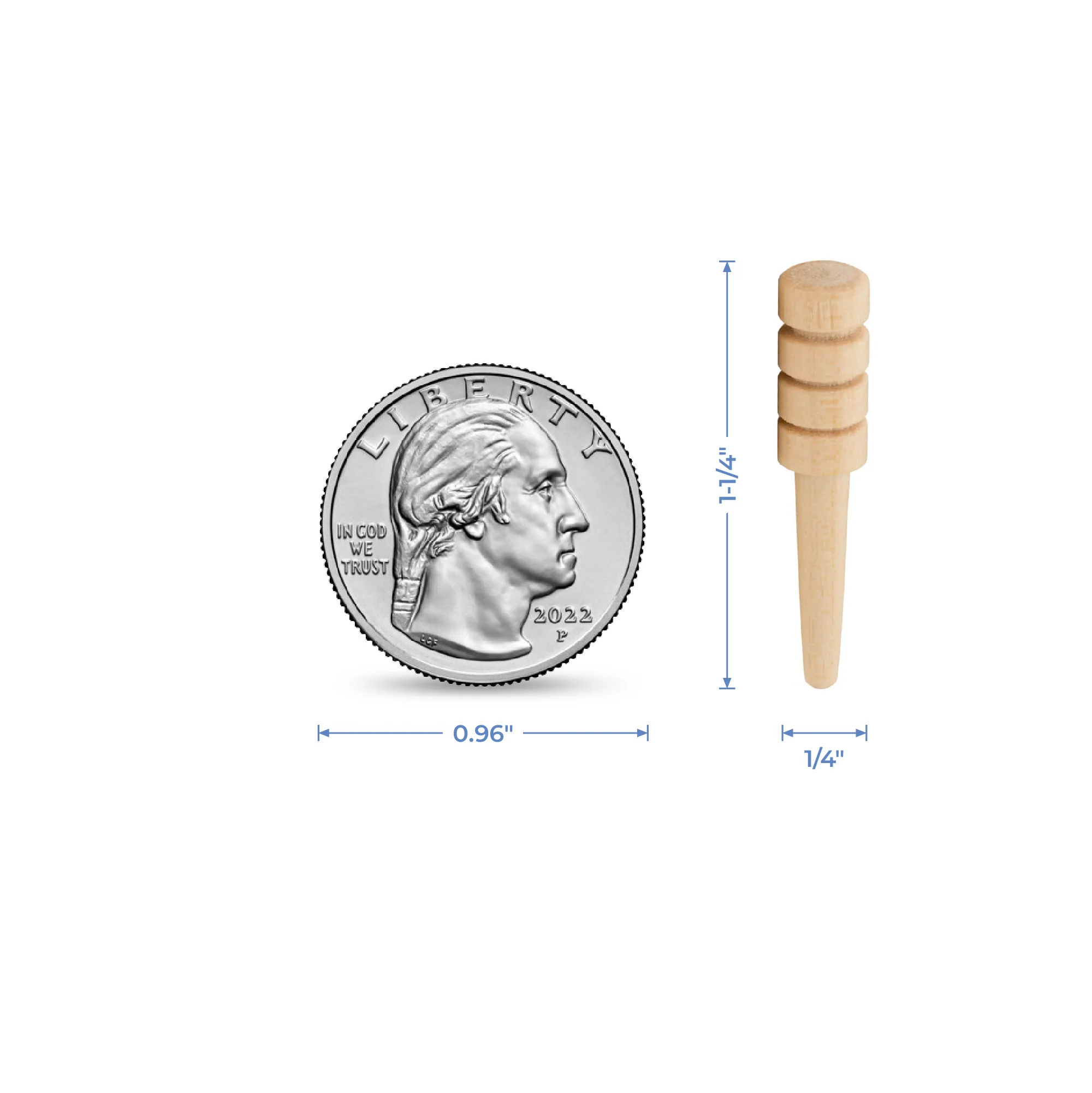 Cribbage Peg, Natural - Image 4