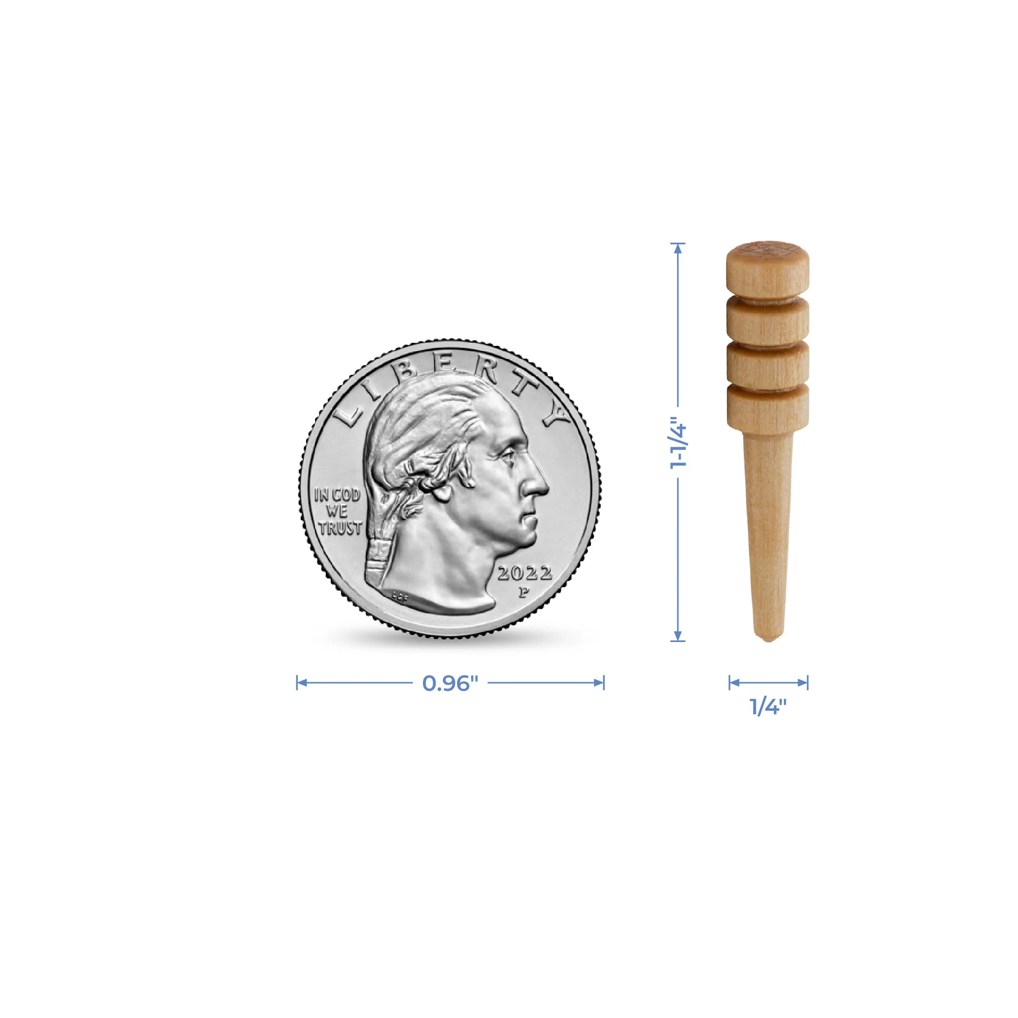 Cribbage Peg, Varnished - Image 4