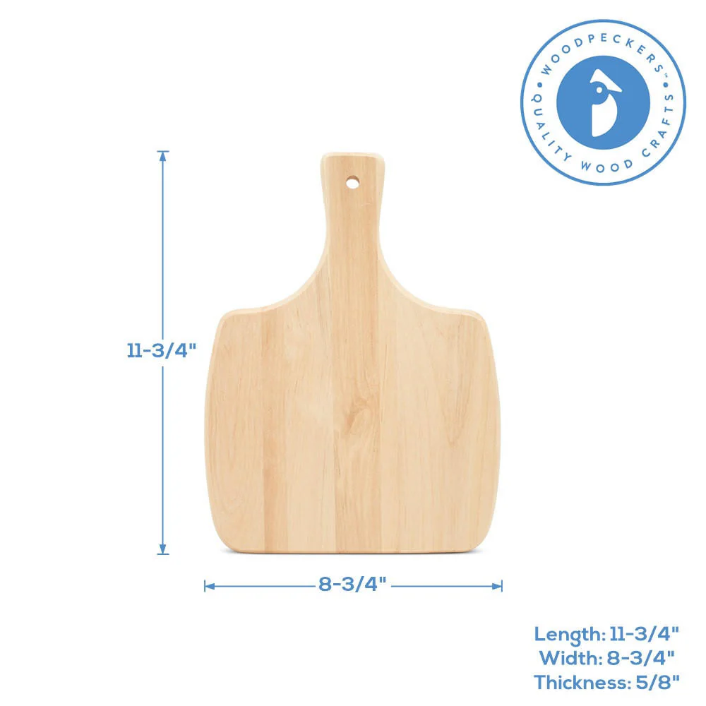 Cutting Board with Handle, 12” - Image 3
