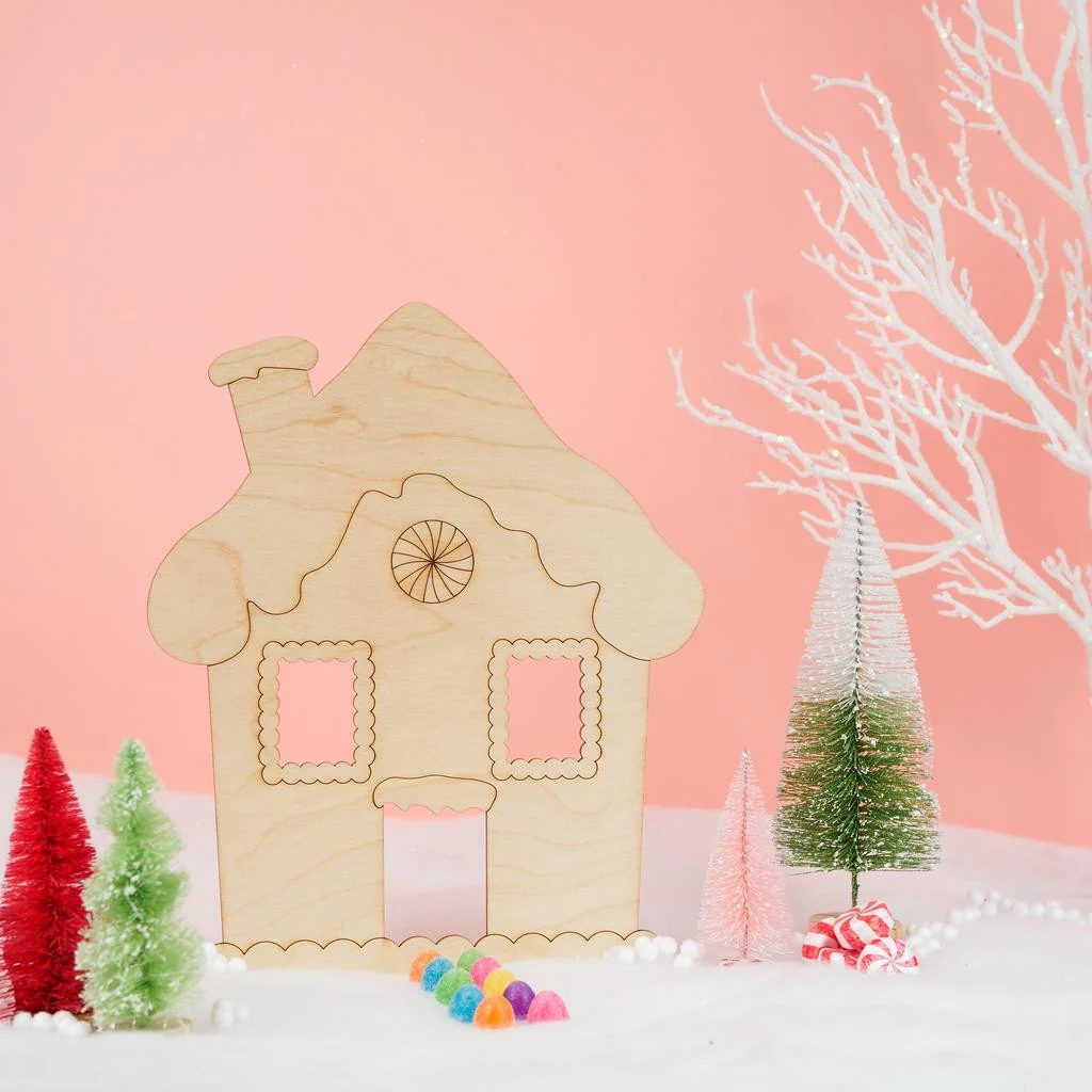 Gingerbread House Cutout (Open Windows) - Image 2