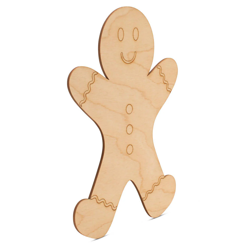 Gingerbread Man Cutout with “Icing” - Image 3