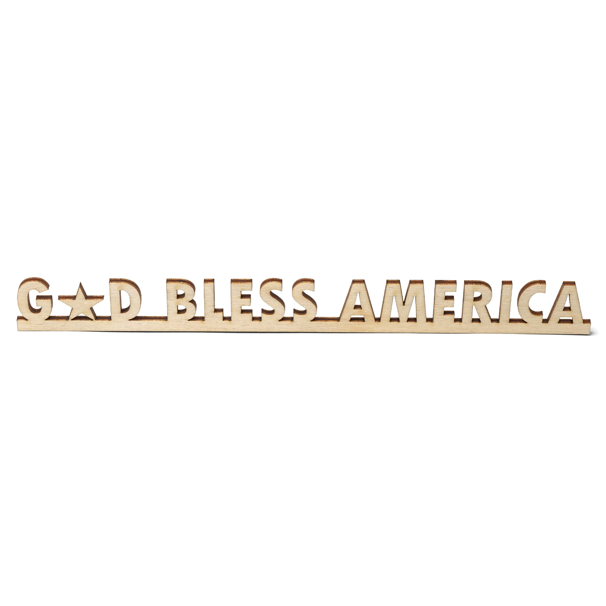 God Bless America Cutout