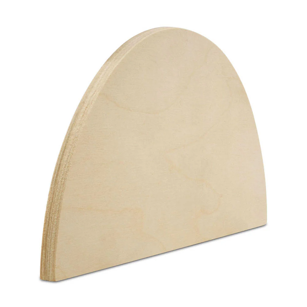 Half-Circle Wooden Cutout - Image 2