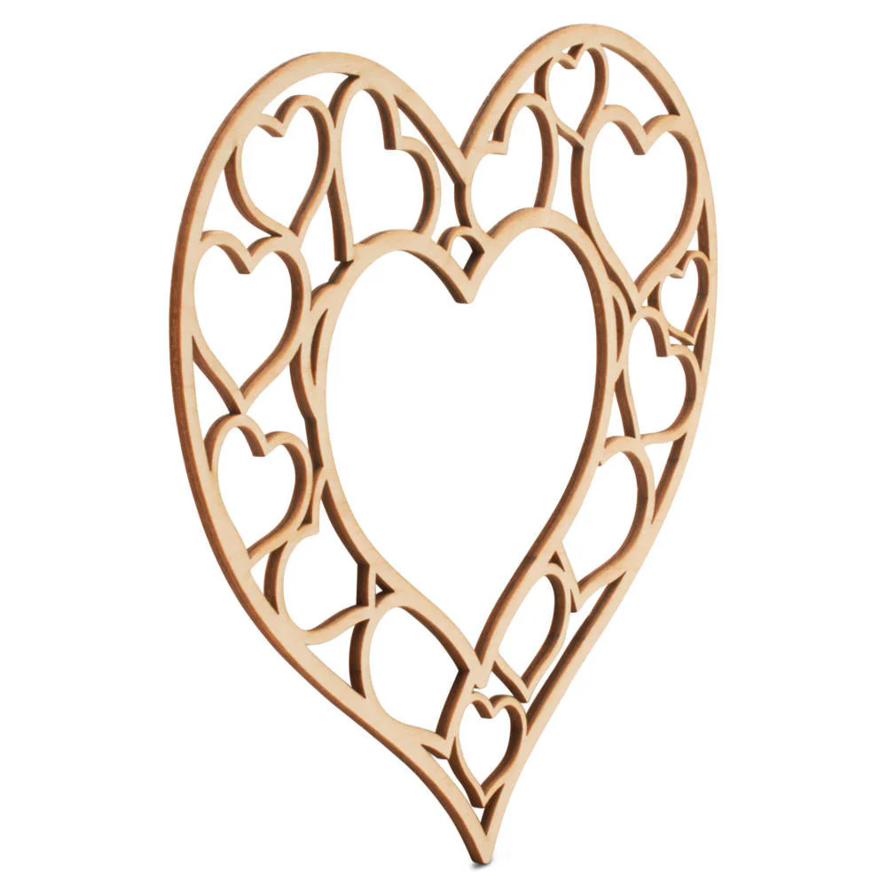 Heart Frame with Border of Mini Hearts - Image 3