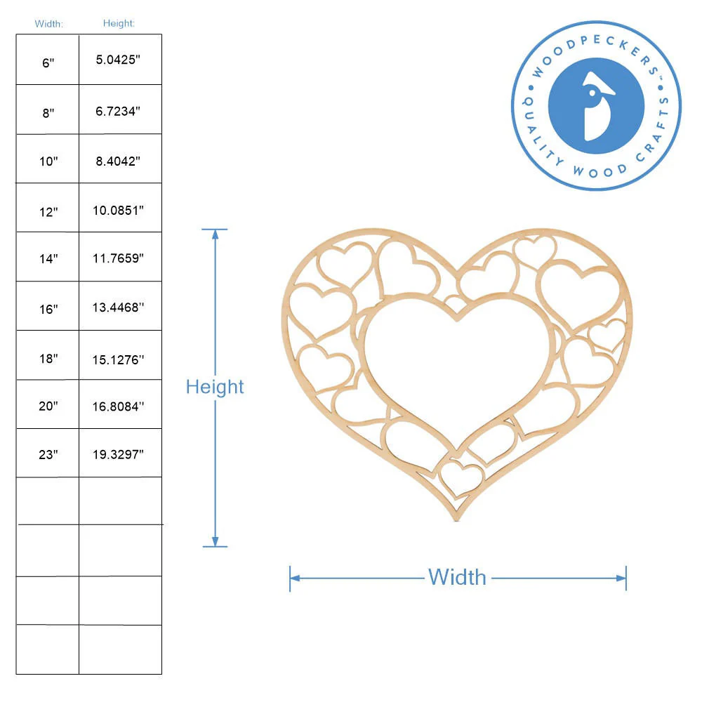 Heart Frame with Border of Mini Hearts - Image 4