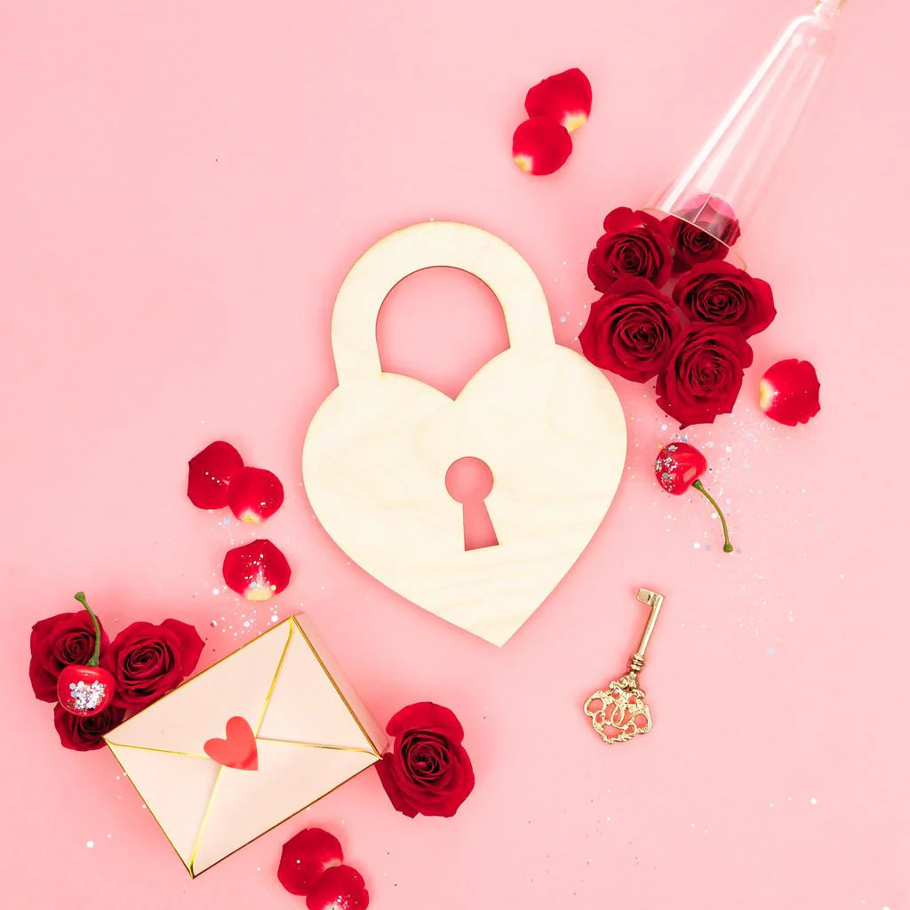 Heart-Shaped Lock Cutout - Image 2