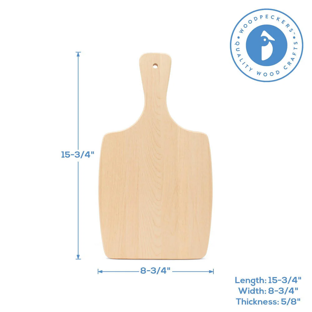 Large Cutting Board with Handle, 16” - Image 3