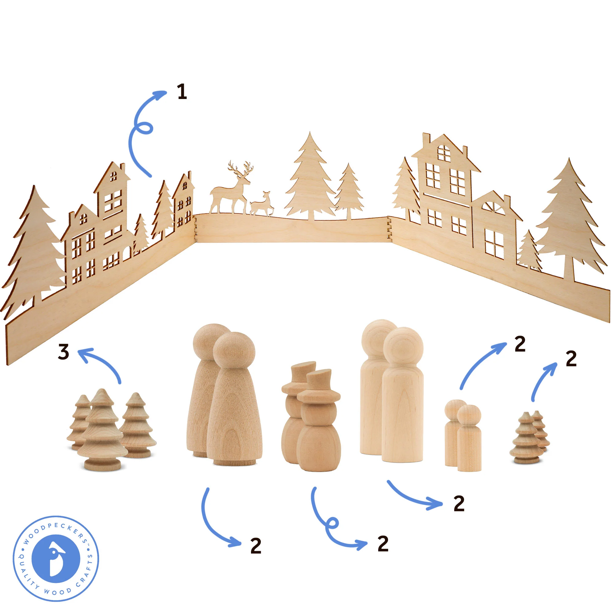 Mini Christmas Village Bundle - Image 3