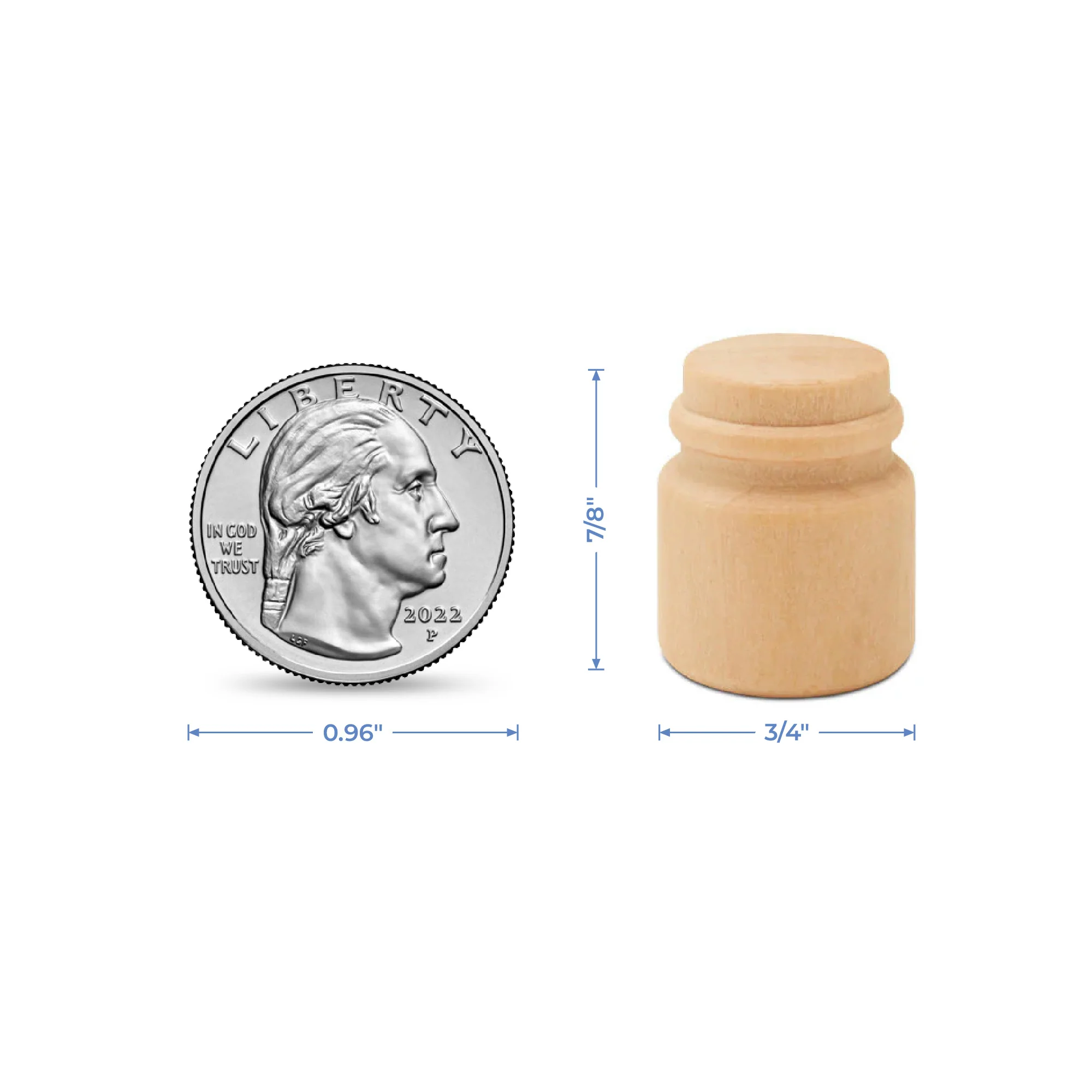 Miniature Mason Jar, 3/4” - Image 6