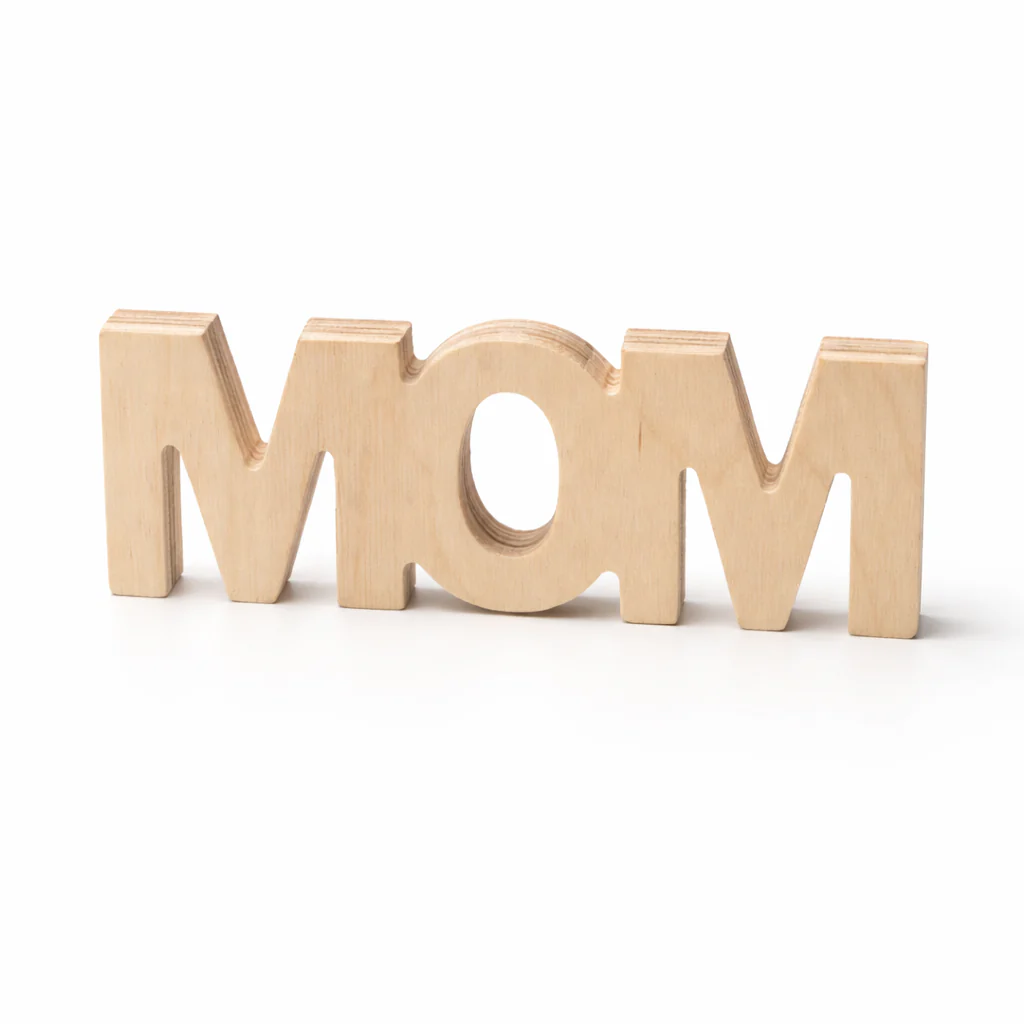 Chunky Wood Mother's Day Mom