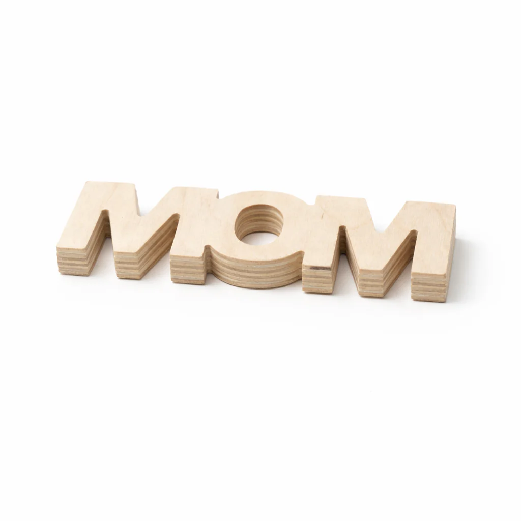 Chunky Wood Mother's Day Mom - Image 3